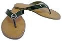 Coach Deney Black Patent Sandals