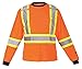 VIKING6015O-XXXL Long Sleeve Shirt, Unisex, 3XL, Orng