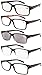 Eyekepper 5 Pack Reading Glasses for Men - Includes Reader Sunglasses - Classic Readers +2.75