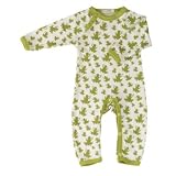 Organic Baby Frog Print Romper 0-5M
