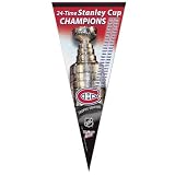 Montreal Canadiens 24X Stanley Cup Champions 17'' x 40'' Vertical Premium Felt Pennant