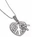 Two Part Bling Crystal Heart with Peace Sign Symbol Charm Necklace - Retro Style