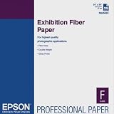 Epson Exhibition Fine Art Fiber Glossy Inkjet Paper, 13 mil., 325gsm, 24 x 30, 25 Sheets
