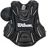 Wilson Pro Stock Hinge FX 2.0 Fastpitch Catcher's Chest Protector (Black, 16.5-Inch)