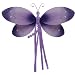 41rQB149dXL. SL75  Hanging Nylon dragonfly Decorations   nursery bedroom wedding party shower room wall dÈcor   11 Purple Riley