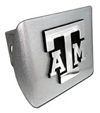 Texas A&M University Aggies Brushed Silver Finish with Chrome Emblem Metal ATM Emblem NCAA College Sports Trailer Hitch Cover Fits 2 Inch Auto Car Truck Receiver Reviews 41rQBBJYq%2BL. SL160 Texas A&M University Aggies Brushed Silver Finish with Chrome Emblem Metal ATM Emblem NCAA College Sports Trailer Hitch Cover Fits 2 Inch Auto Car Truck Receiver Reviews