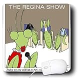 Rich Diesslins Funny General Cartoons - Daytime Talk Shows for Insects - Preying Mantis - Mouse Pads