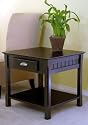 Timber End Table - Black