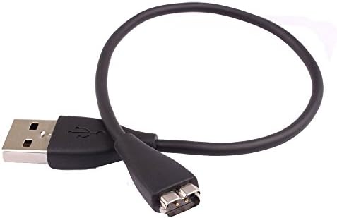Unismart (TM) 25cm Replacement USB Charging Cable Charger for Fitbit Charge HR Wireless Activity Bracelet (DO NOT Work With Fitbit Charge!!!) (Fitbit ChargeHR Black)