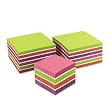 3M Post-It Notes Cubes, One 360-Sheet 2 X 2, Two 400-Sheet 3 X 3, Sweet Pea