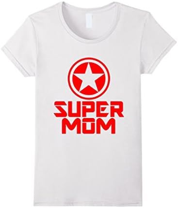 Women's Mother's Day Mom T-Shirt Funny Gift from Son or Daughter Large White