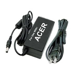 Laptop PC AC Power Adapter for ACER Aspire Ferrari series notebooks incl - 100 % OEM... by Pro Power