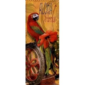 Island Java II by Alma Lee. Size 4.00 inches width by 10.00 inches height. High Quality Art Poster Print