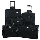 Samsonite Outpost 5 Piece Nested Luggage Set, Black
