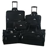 Samsonite Outpost 5 Piece Nested Luggage Set - Black