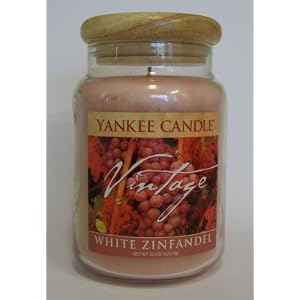Vintage White Zinfandel - 22oz Yankee Candle Jar