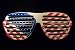 USA flag shutter shades style USA sunglasses