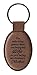 New Mom Gifts Mom Only Thing Greater Than Wife is Being Mother from Husband Leather Oval Keychain Key Tag Brown