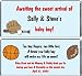 Sports Baby Shower Favor Candy Wrapper