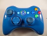Blue Xbox 360 Modded Controller (Rapid Fire Mod) Custom LEDs