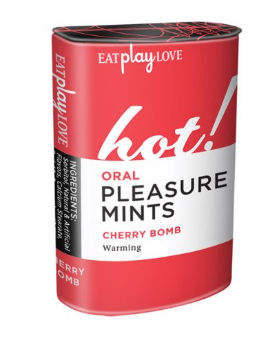 Eat Play Love Oral Pleasure Mints, Cherry Bomb, Warming, 40 Count