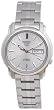 Stainless Steel Seiko 5 Automatic Silver Tone Dial