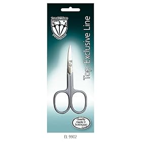 3 Swords - Nail Scissors, Steelwares are spray painted / nickel plated shiny, Quality: Made in Solingen