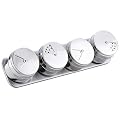 Edelstahl Gew�rzdosen Set Magnet Gew�rzregal Gew�rz NEU