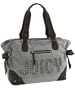 Juicy Couture Large Velour JUICY Studs Splendor Studded Multifunction Bag Tote Heather Cozy Grey