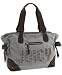 Juicy Couture Large Velour JUICY Studs Splendor Studded Multifunction Bag Tote Heather Cozy Grey