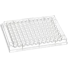 BD 353910 Falcon Clear Polystyrene Sterile 96 Well Microtest Assay Plate, 300 microliter Volume, U-Bottom Shape (Case of 50)