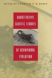 Quantitative Genetic Studies of Behavioral Evolution