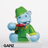 Webkinz Mini PVC Figure Brushing Up Hippo