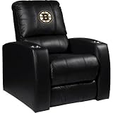 Home Theater Recliner with NHL Logo Panel Team: Boston Bruins
