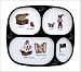 Dividted TV Dinner Tray Baby Cie Pirates Colorful Melamine Baby Dinnerware