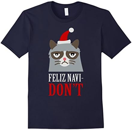 Men's Feliz Navi Don't T-shirt Christmas Large Navy