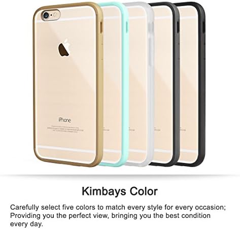 iPhone 6 Case,KimBays ® Armor Hard Skin iPhone 6 (4.7 inch) Case Bumper, [Scratch Resistant] Perfect-Fit Bumper Case, Full-Protective Bumper Case for iPhone 6 (4.7), ECO-Friendly Packaging-Shockproof cover ,the Best Partner Accessory - Crystal Clear