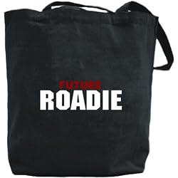 Canvas Tote Bag Black " Future Roadie " Occupations