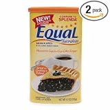 Equal Sucralose Granulated 0 Calorie Sweetener (9.7 Oz Box) Pack of 2