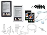 iShoppingdeals - 10 Item Accessory Bundle for Barns Noble Nook eBook Reader