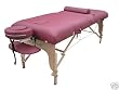 BestMassage 30" Burgundy Portable Massage Table Package(Includes FREE Carrying Case, Bolster, Adjustable Head Rest)
