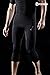 CLSL TM-P15-BLKZ_Large Tesla Men's Cool Dry Compression Baselayer Leggings Shorts P15