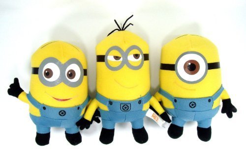 Despicable me 2 minions 6" plush doll set featurin…