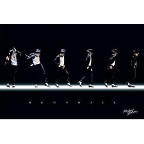 Michael Jackson (Moonwalk) Music Poster Print - 24