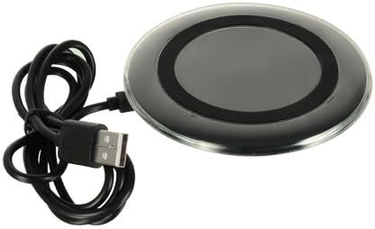 Samsung Galaxy S6 G920 & S6 Edge G925 Wireless USB QI Battery Charger Charging Pad Weight : 87.5g Size : diameter (97mm) x thickness (16.8mm) By Tunz (Black)