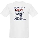 Slackers Job Resume Funny Organic Men's T-Shirt by CafePress