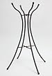 Hourglass Shape Metal Bird Bath Stand Hourglass Shape Metal Bird Bath Stand