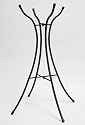 Hourglass Shape Metal Bird Bath Stand