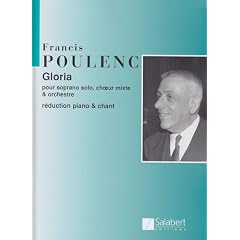 SALABERT POULENC FRANCIS - GLORIA - CHANT / PIANO