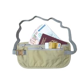 Travel Money Belt ID Passport Body Security Waist Pouch
